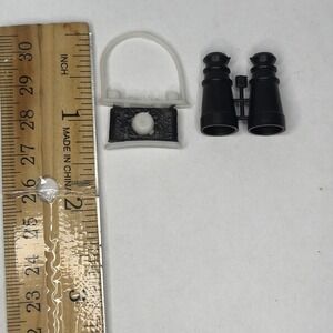 Vintage Barbie Doll Black & White Camera With Strap 1960's/Binoculars